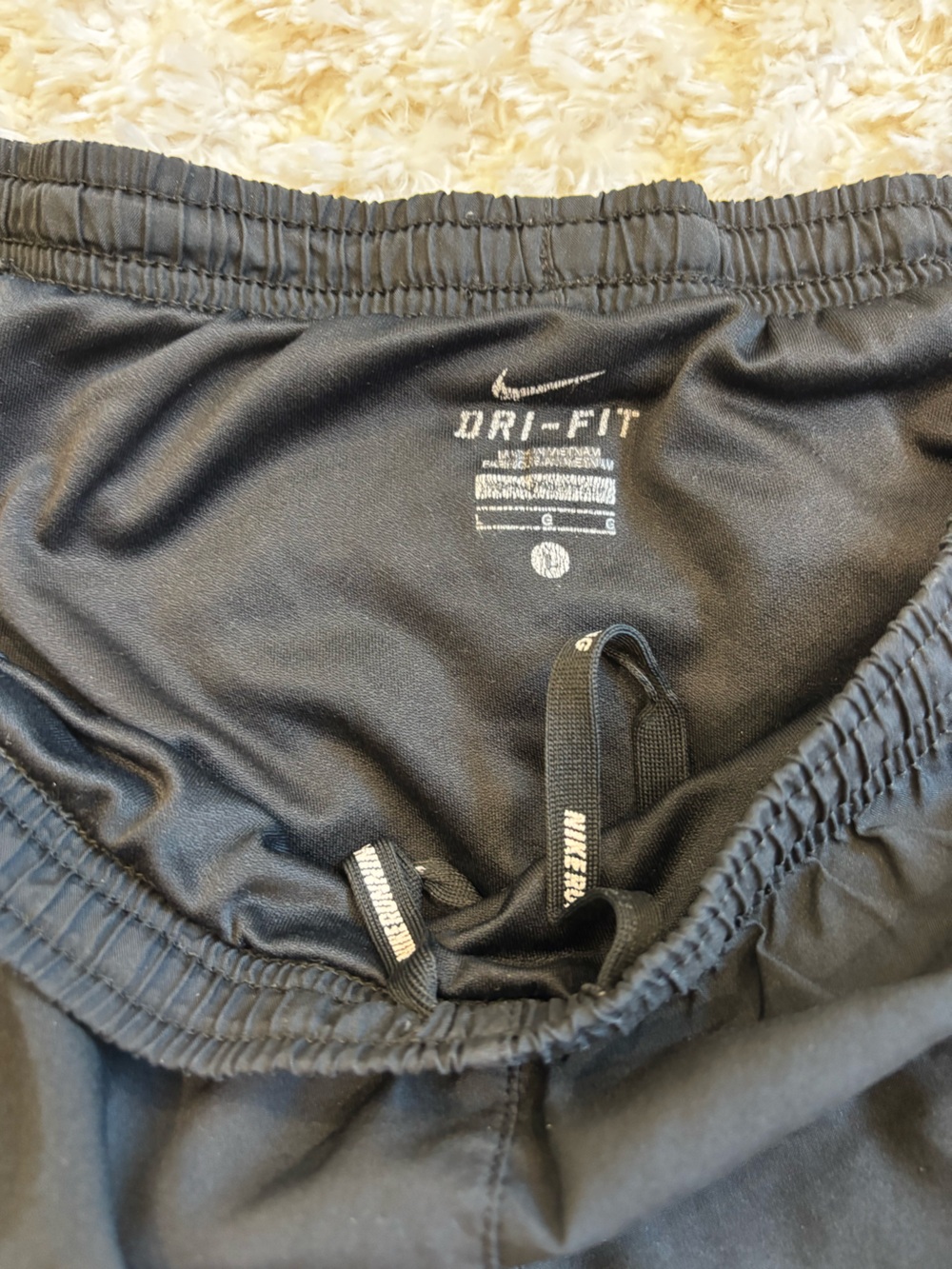 Nike Women’s Black & Teal Running Shorts 3” Inseam, Large - Picture 4 of 7
